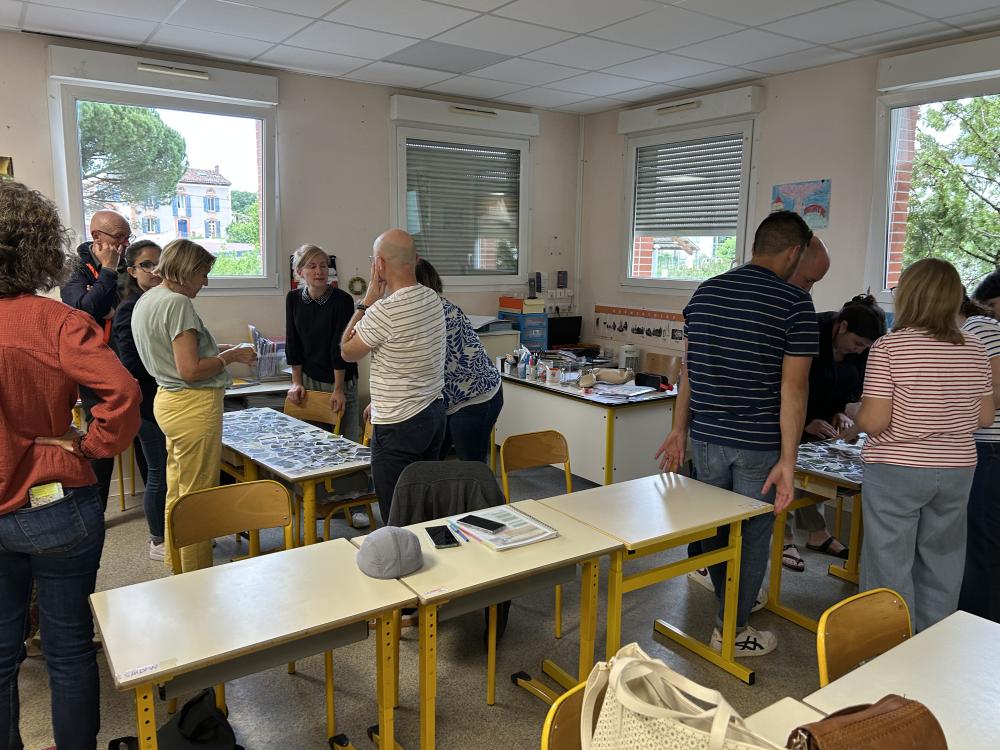 Un atelier pour repenser la cour d'école à Réalmont !