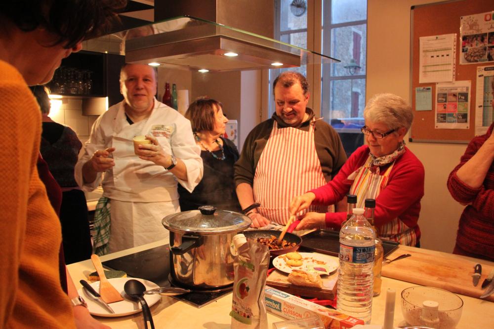 Atelier cuisine à l'Escale aux Cabannes