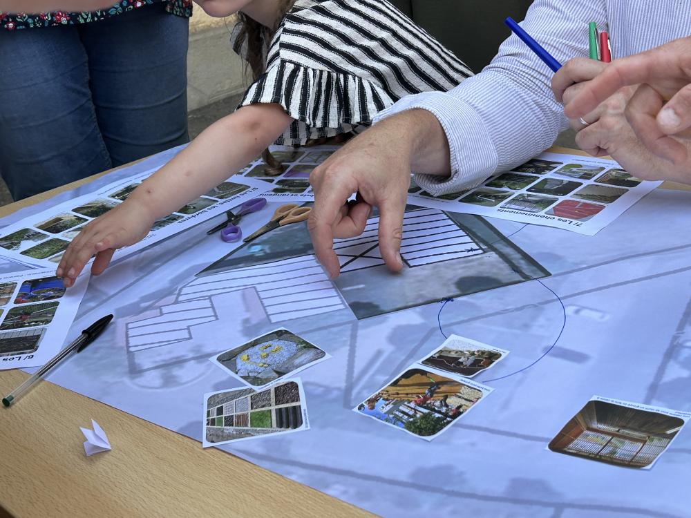 Un atelier pour repenser la cour d'école