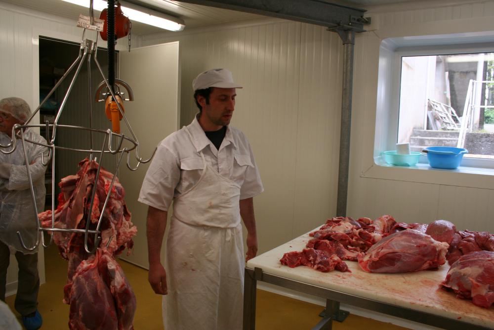 Atelier Frayssines de découpe de viande à Paulinet