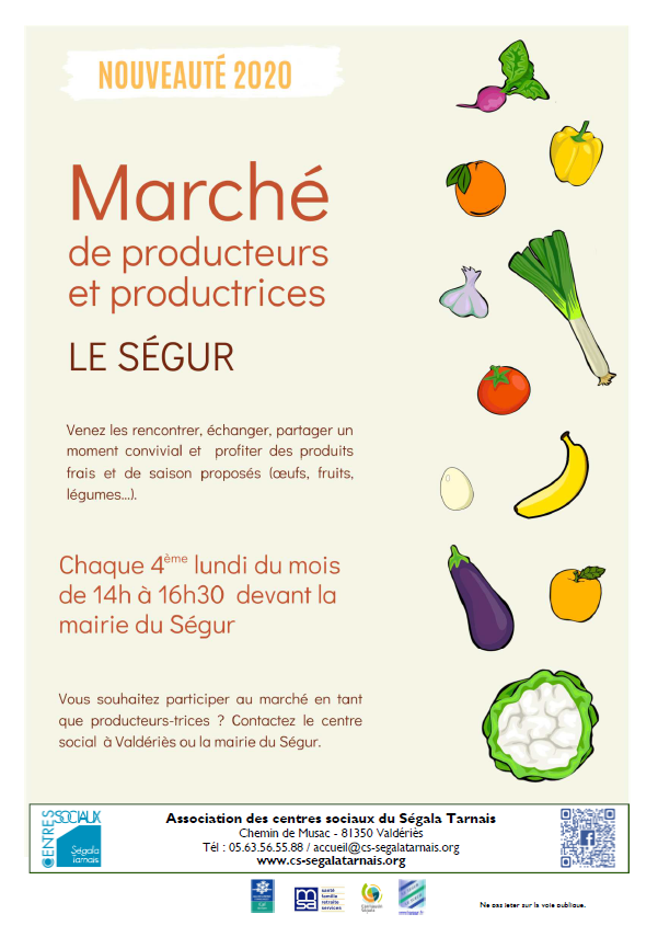 marché de producteurs Le Ségur