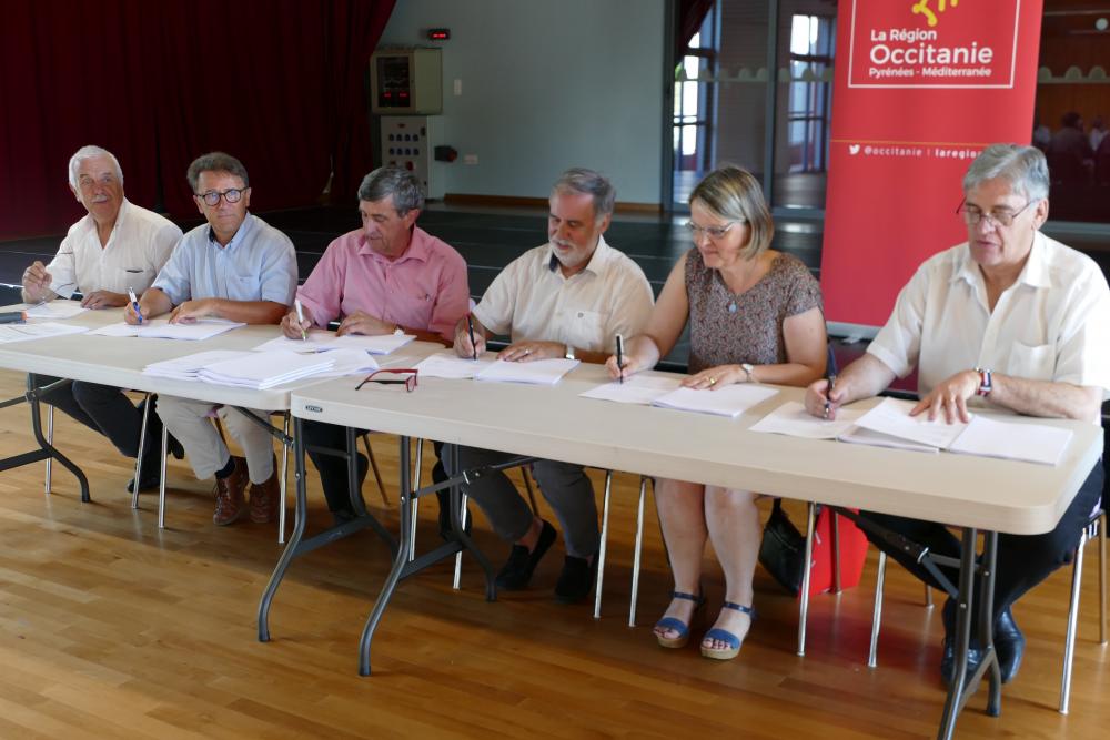 Signature des Contrats Occitanie et Carmaux-Blaye le 18 juillet 2019