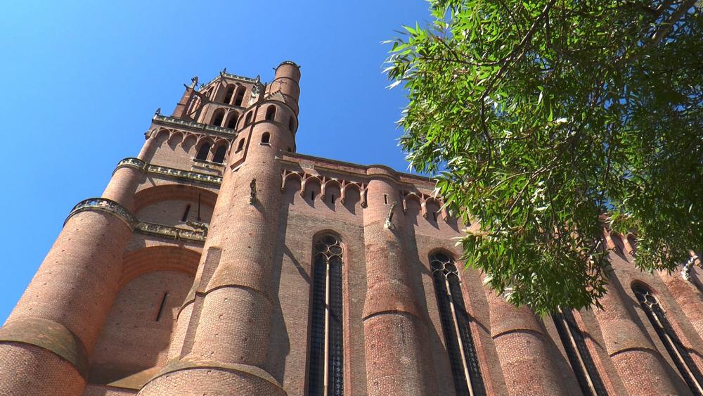 La cathédrale d'Albi, la plus grande cathédrale de brique au monde