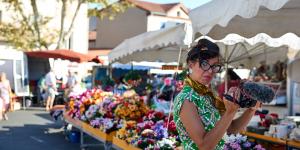 les Boudeuses sur le marché de Carmaux