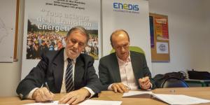 Signature de la convention d'échanges de données avec ENEDIS