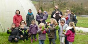 Visite à la ferme dans le défi alimentation locale